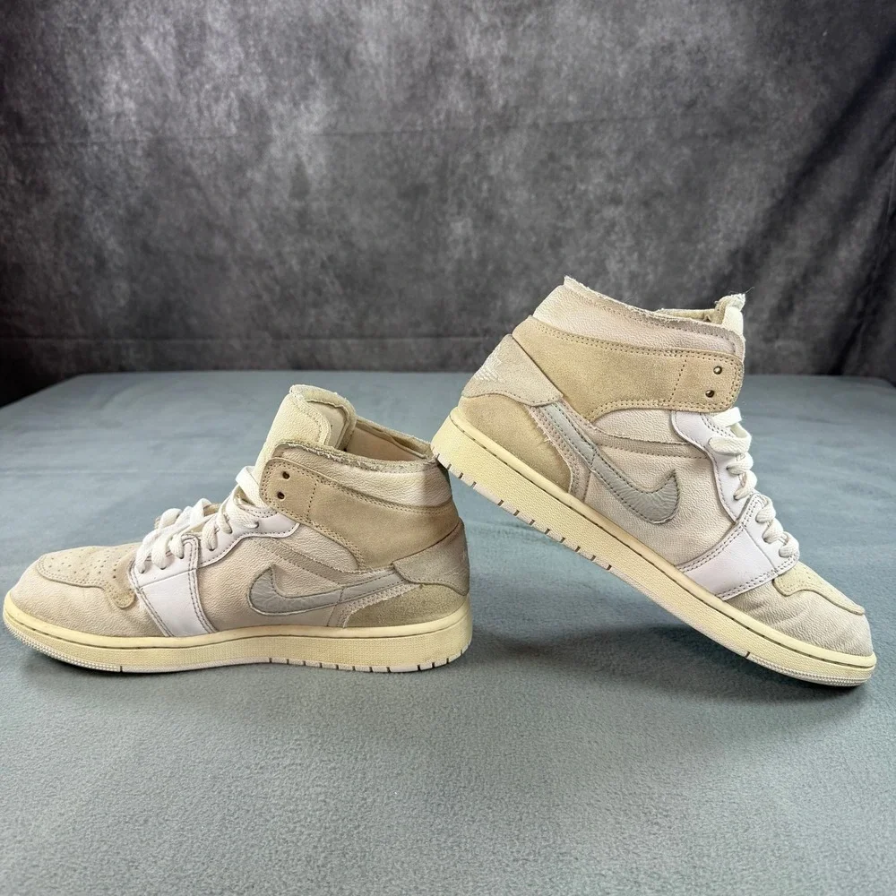 Nike Jordan 1 Mid SE Craft Inside Out White Grey Sail DM9652-120 Mens‎ 9.5